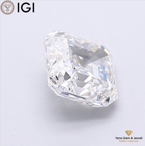 Diamant de laboratoire CVD de 2,50 carats de forme Asscher, couleur D, clarté VVS2, certifié IGI, pour bague de mariage personnalisée ou cadeau - Product Image 3