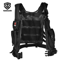 Gilet tactique personnalisé résistant aux déchirures, multi-poches, avec maille de ventilation, pour la sécurité extérieure, le travail pétrolier et l'entraînement