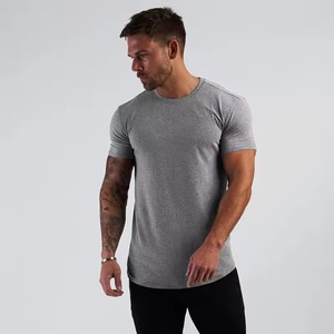 Fabricant de T-shirts de Sport Personnalisés à Compression pour Fitness, Vêtements d'Entraînement de Gym en Coton et Polyester, Broderie et Sublimation, Faible MOQ - Product Image 1