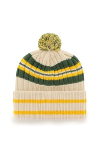 Nouveau bonnet tricoté de Noël pour enfants, tendance, rayé rouge, blanc et vert, en acrylique, avec pompon en fourrure, idéal pour les voyages et la plage - Product Image 5