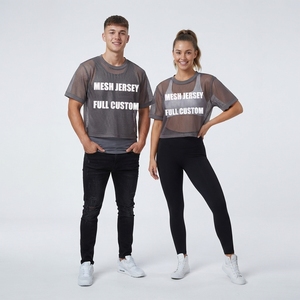 Sports Custom Mesh Football <b>Soccer</b> Jersey for Men Women Kids Vintage Mesh Tshirt Street Style crop breathable jersey - Product Image 2