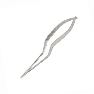 Ciseaux Vannas en acier inoxydable de qualité supérieure, droits et courbés, réutilisables, pour ophtalmologie, neurochirurgie, esthétique, microchirurgie, outil chirurgical - Product Image 3