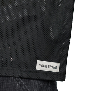 Premium Lightning Mesh Flash Jersey Oversized Streetwear Customizable Lightweight Sublimation Printed Sports Men Polyester - Product Image 4