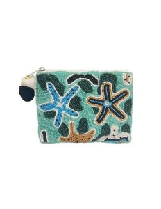 Elegante Monedero Bordado con Cuentas de Semillas, Moderno, Hecho a Mano, Clásico, con Cuentas de Semillas - Product Image 3