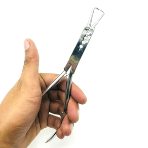 Pince à cheveux à poignée lisse avec embout personnalisé pour extensions de cheveux à micro-anneaux, outil de pose et de retrait d'extensions à boucle - Product Image 4