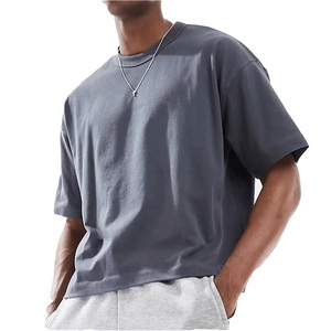 T-shirt décontracté à manches courtes pour homme, coupe classique, style japonais, 100% coton, 220 GSM, personnalisable OEM - Product Image 6
