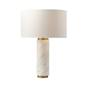 Premium <b>Marble</b> Living Room Lamp With Organic Vase Inspired Shape Warm Illumination And Refined Decorative Presence - Product Image 6