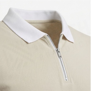 เสื้อโปโลผู้ชายไซส์ใหญ่ ผ้าฝ้าย สวมใส่สบาย แบบลำลอง ครึ่งซิป ออกแบบโลโก้ได้ตามต้องการ ระบายอากาศดี แขนสั้น สีตามสั่ง - Product Image 4