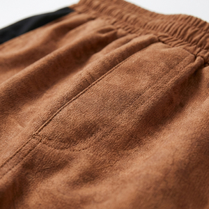 Pantalones Cortos de Gamuza Personalizados para Hombre, de Lujo, con Cintura Elástica Texturizada, Casuales de Verano, para Gimnasio, con Bolsillos - Product Image 5