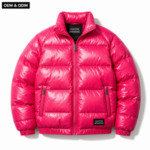 Stay Warm Stylish This Winter Our Premium Men's Bomber <b>Jacket</b> Featuring High Street Front Waterproof Eco-Friendly Stand Collar - Product Image 1