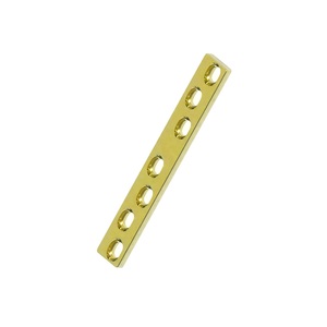 Orthopedic Gold Broad Dynamic Compression Plate DCP Surgical Bone Implant for Trauma Fracture <b>Stabilization</b> and Fixation - Product Image 6