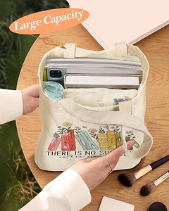 Sac fourre-tout en toile bicolore, robuste, écologique, avec poche avant, logo personnalisé, imprimé en sérigraphie, réutilisable - Product Image 4