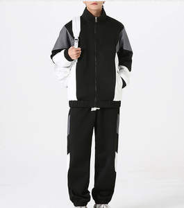 Conjuntos Deportivos de 2 Piezas para Hombre, Moda Primavera-Otoño, Chaquetas con Cuello Alto, Pantalones, Estilo Casual, Conjuntos Deportivos para Hombre - Product Image 5