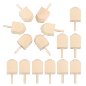 Trompo de madera hebreo de Hanukkah, juguete tradicional de la festividad, regalo para la familia - Product Image 2