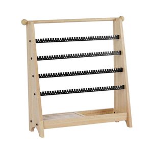 Présentoir à bijoux en bois à 5 niveaux, support multi-couches pour colliers, organisateur pour un rangement élégant - Product Image 3