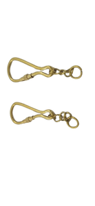 Crochets mousquetons en métal de qualité supérieure avec anneau porte-clés, finition dorée durable, accessoires pour porte-clés - Product Image 4