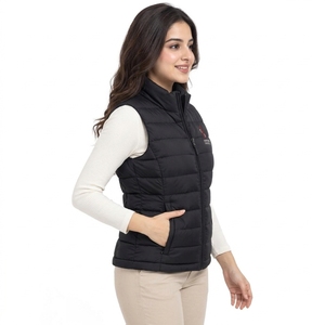 Chaleco Acolchado para Mujer, con Aislamiento, Cierre Frontal Completo, Bolsillos Laterales, Ajuste Cómodo, Tejido de Punto, Sin Mangas, Ligero - Product Image 4