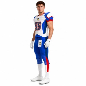 Uniforme profesional de fútbol americano con materiales ligeros y excelente rendimiento para atletas. Servicio OEM al por mayor. - Product Image 3