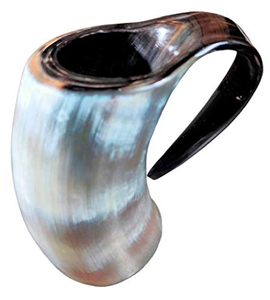 Chope à boire en corne de Viking 16 oz, artisanat écologique FAIZA CRAFT, meilleur prix, design unique, poli, livraison mondiale - Product Image 5