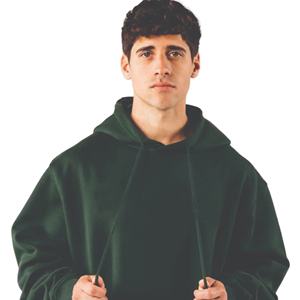 เสื้อมีฮู้ดผ้าฟลีซปักลายเป็นมิตรต่อสิ่งแวดล้อม, ผ้าฝ้าย100% สำหรับฤดูหนาว - Product Image 4