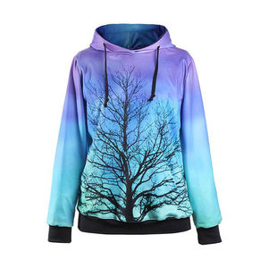 Sweat-shirts surdimensionnés personnalisés imprimés en relief tie-dye pour femmes, 100 % coton molletonné, écologiques, streetwear décontracté, épaules tombantes, avec badge - Product Image 6