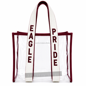 Bolsa transparente de PVC para animadoras, aprobada para estadios, ideal para eventos deportivos y fanáticos del animar. - Product Image 5