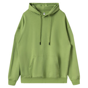 เสื้อฮู้ดผู้ชายสีขาว ผ้าฝ้ายเฟรนช์เทอร์รี่ แขนยาว ทรงปกติ สีพื้น ใส่ได้ในฤดูใบไม้ร่วง - Product Image 5