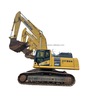 Excavatrice sur chenilles hydraulique Komatsu PC490-10 d'occasion d'origine japonaise, 49 tonnes, 2018, moteur et pompe d'origine, godet de 2,8-4,0 m, puissance de 270 kW - Product Image 1