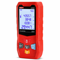 Medidor de Distancia Láser Industrial Portátil UNI-T LM50S con Diseño Compacto, Fácil de Transportar, Mediciones Precisas de 2.0 mm, Alcance de hasta 50 M