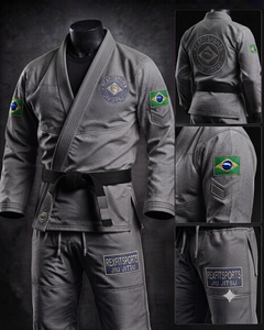 Uniforme Ligero de BJJ con Tejido de Perlas para Entrenamiento de MMA y Grappling, Uniforme de BJJ con Bordado Personalizado, Uniforme Premium de Jiu Jitsu Brasileño - Product Image 6