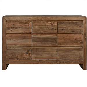 Aparador Moderno Modular Ecológico y Duradero de Madera de Teca Sólida Hecho a Mano con Puerta Corredera para Almacenamiento en Hoteles y Salas de Estar - Product Image 1