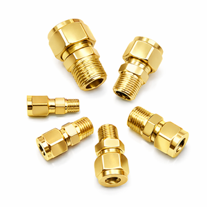 Conectores de Tubería de Acero Inoxidable con Doble Férula y Rosca Macho, Mecanizados por CNC, Certificados ISO9001, para Construcción, Varios Tamaños (1/8''-1/2'') - Product Image 3
