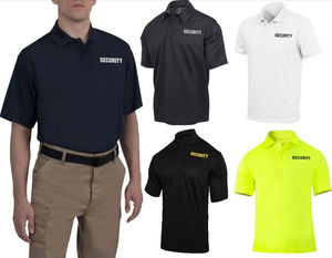 Camiseta Polo de Seguridad con Logotipo Personalizado de Verano OEM, 100% Poliéster, Corte Clásico, Camisetas Polo para Guardias de Seguridad, Ropa de Trabajo - Product Image 6