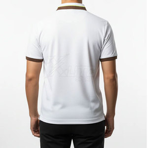 Chemises confortables pour hommes avec fermeture éclair, motif uni, tissu tricoté léger – Idéales pour un usage quotidien - Product Image 3