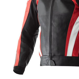 Chaqueta de Motociclista de Cuero Ligera y Duradera para Hombre, con Estampado Personalizado, Ignífuga, Opciones de Color y Talla Personalizadas - Product Image 5