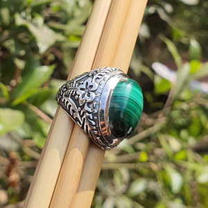 Bold Cổ Điển Thiết Kế Độc Đáo Rộng Ban Nhạc Ban Đầu Moissanite Bezel Thiết Lập Hình Học Người Đàn Ông Rắn 925 Sterling Bạc Bán Buôn Đồ Trang Sức - Product Image 5