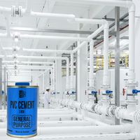 Colle liquide en PVC durable à usage général, séchage rapide, résistante au gel, pour l'assemblage de tuyaux rigides en PVC, construction certifiée SGS