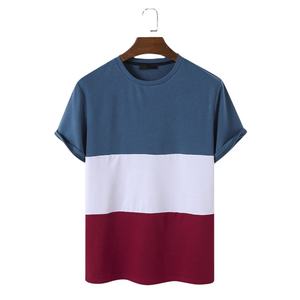 Camiseta Personalizada al por Mayor, 100% Algodón, para Hombre, Verano, con Logotipo Personalizado, Cuello Redondo, Manga Corta, Transpirable, de Alta Calidad - Product Image 1