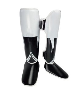 Wholesale Custom Multi-Colour Cowhide Leather Heavy Duty Breathable Waterproof Shin Guards for Martial Arts Training-Unisex - Product Image 3