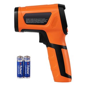 Thermomètre infrarouge double laser 40~2732 Fahrenheit, pistolet thermique IR portable sans contact avec fonctions réglables - Product Image 1