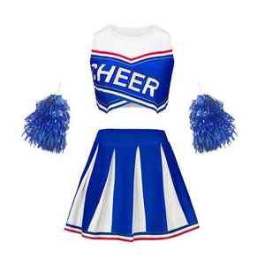 ชุดเชียร์ลีดเดอร์ผู้หญิงสำหรับผู้ใหญ่ โพลีเอสเตอร์ 100% ระบายอากาศได้ดี พิมพ์ลายแบบซับลิเมชั่น ไร้รอยต่อ ปรับแต่งโลโก้ด้านหน้าได้ - Product Image 4