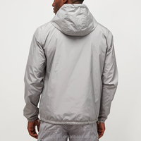 Veste de survêtement coupe-vent imperméable personnalisée de haute qualité pour homme, avec fermeture éclair intégrale, en softshell