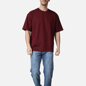 T-shirt Homme Personnalisé Oversize en Coton Premium à Épaules Tombantes – Fournisseur OEM/ODM en Gros - Product Image 3