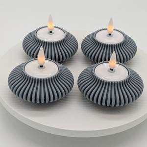 New Design Wooden Base <b>Tealight</b> Candle <b>Holder</b> For Home Wedding Festive Customized Candle Stand For Tabledecor & Aromatherapy Use - Product Image 1