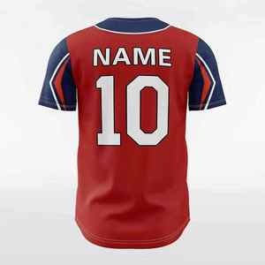 Maillot de baseball personnalisé, chemise d'équipe avec votre nom et votre numéro, uniforme athlétique entièrement sublimé pour hommes et jeunes - Product Image 3