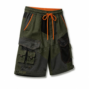 Pantalones cortos cargo de color sólido de alta calidad en venta, pantalones cortos cargo para hombre de marca privada, pantalones cortos cargo para hombre con MOQ bajo - Product Image 4