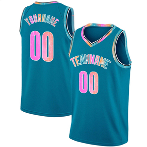 เสื้อบาสเก็ตบอลแบบสั่งทำพิเศษ พิมพ์ลายแบบ Sublimation เต็มตัว แบบกลับด้านได้ ไม่มีแขน ผลิตจากโพลีเอสเตอร์ 100% แห้งเร็ว ระบายอากาศได้ดี - Product Image 6