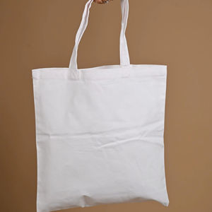 Sac de toilette personnalisé en toile de coton recyclé écologique grande capacité pour femme, petit trousseau de maquillage à fermeture éclair pour usage personnel - Product Image 1