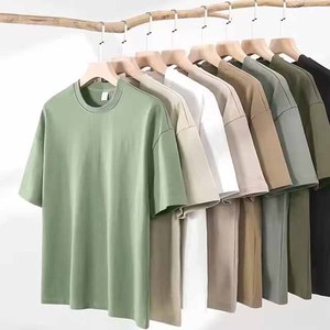 T-shirt vierge personnalisable avec logo, col rond, basique, coupe classique, manches courtes, 100% coton, respirant, séchage rapide, tissu doux - Product Image 6