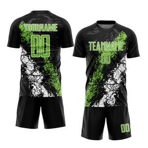 เสื้อฟุตบอลชายคุณภาพสูง แห้งเร็ว ดีไซน์โดดเด่น พิมพ์ลายแบบ Sublimation ชุดฟุตบอลราคาถูก - Product Image 1